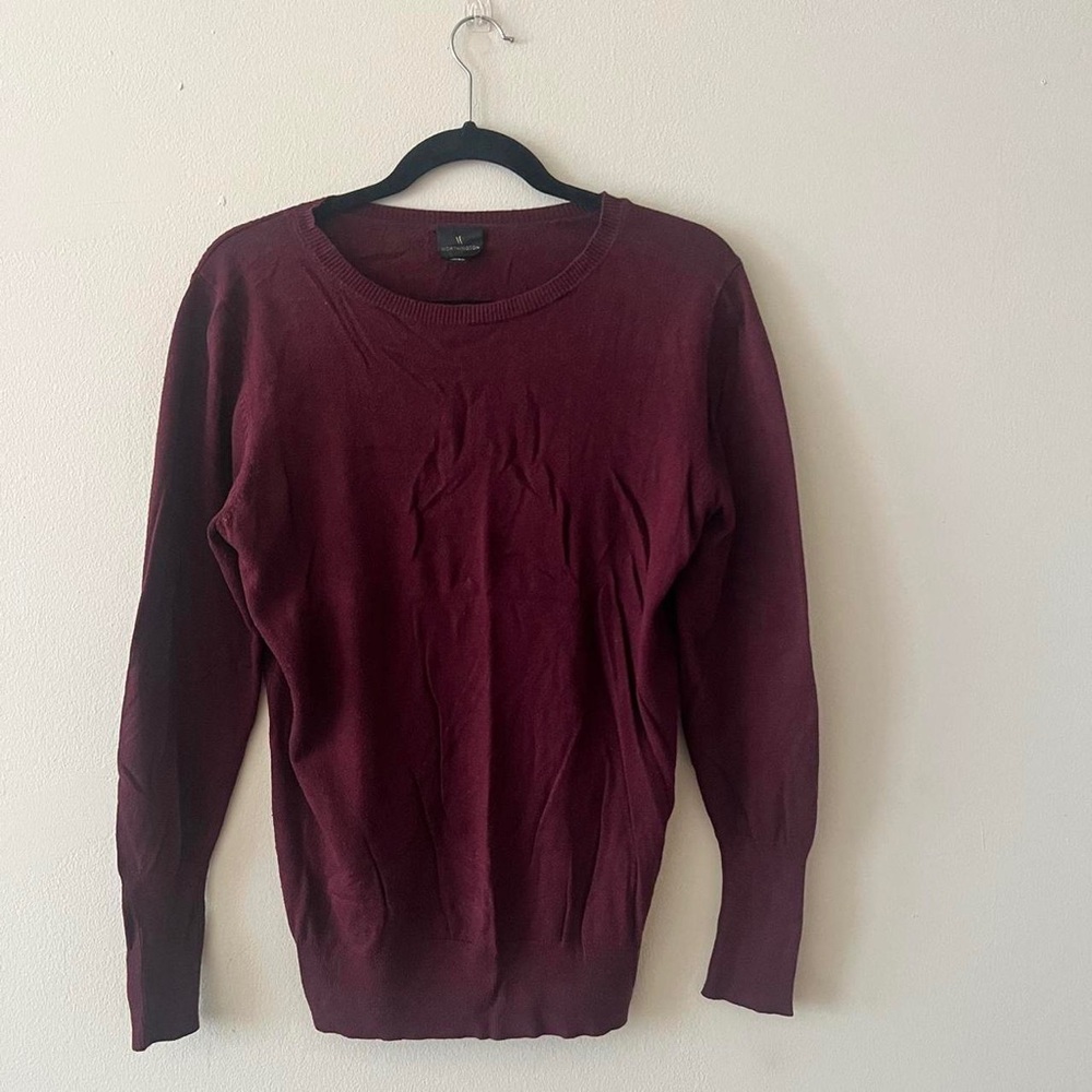 Comfy Maroon Sweater